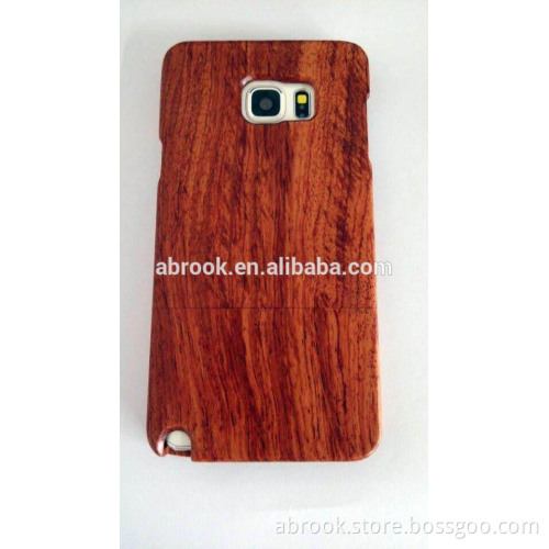 2015 100% real wood case for samsung galaxy note 5